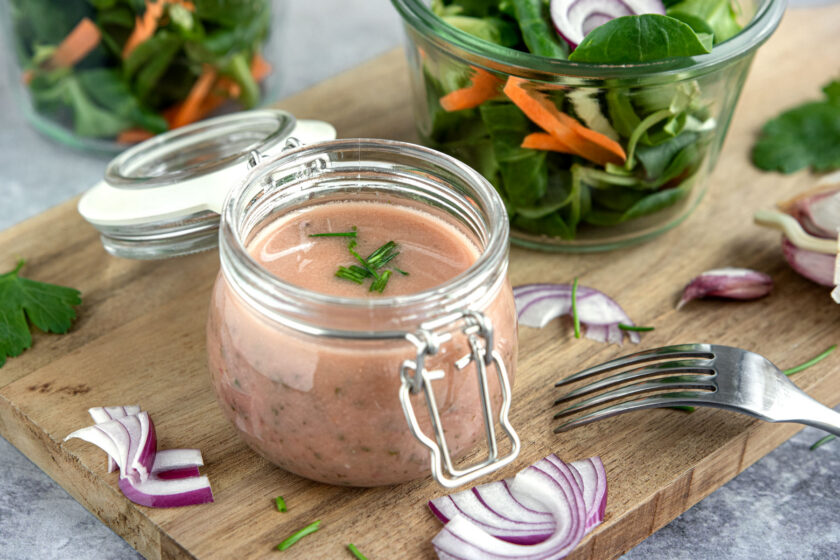 Kräuter Balsamico Dressing für Feldsalat