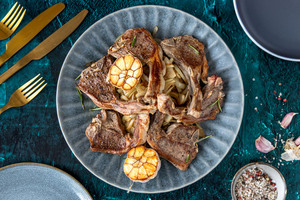 Lammkotelett braten mit Rosmarin