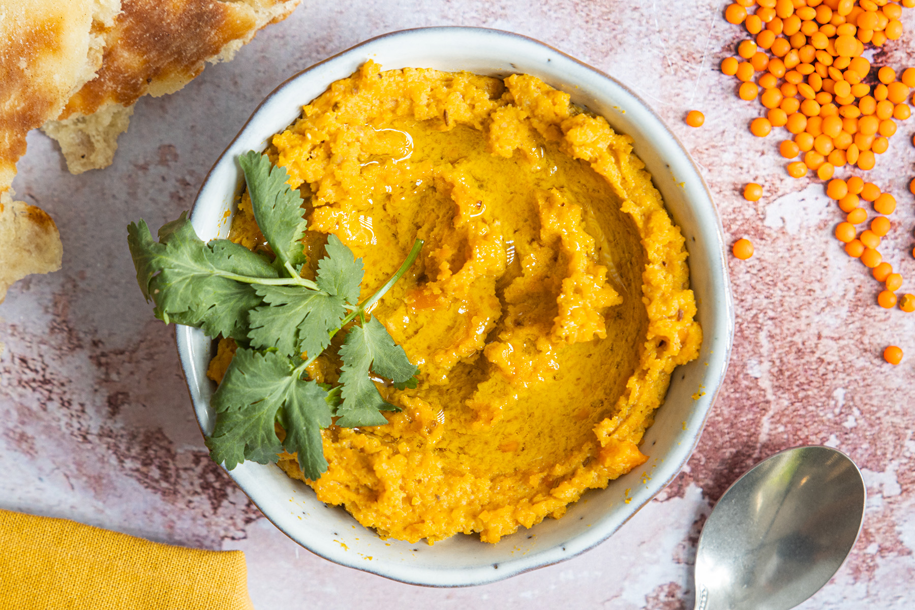 veganes Linsen-Hummus