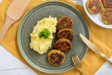Vegane Linsenfrikadellen