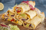 Mexikanische Wraps vegetarisch