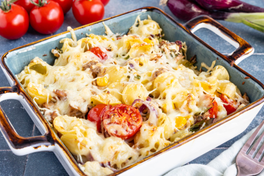 Nudelauflauf mit Thunfisch