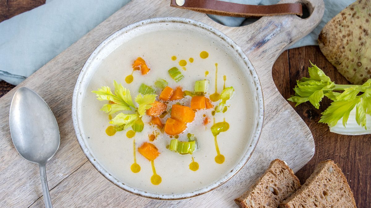 Omas cremige Selleriesuppe