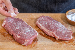 Rumpsteak salzen
