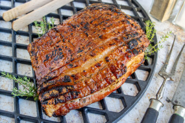 Schweinebauch knusprig grillen