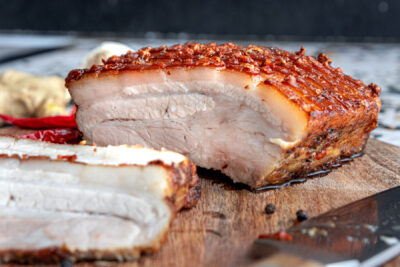 Schweinebauch Sous Vide gegart