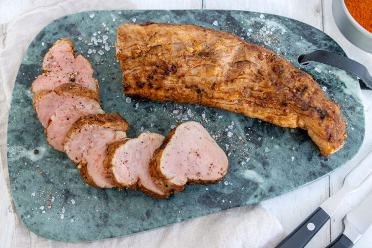 Schweinefilet am Stück aus dem Ofen