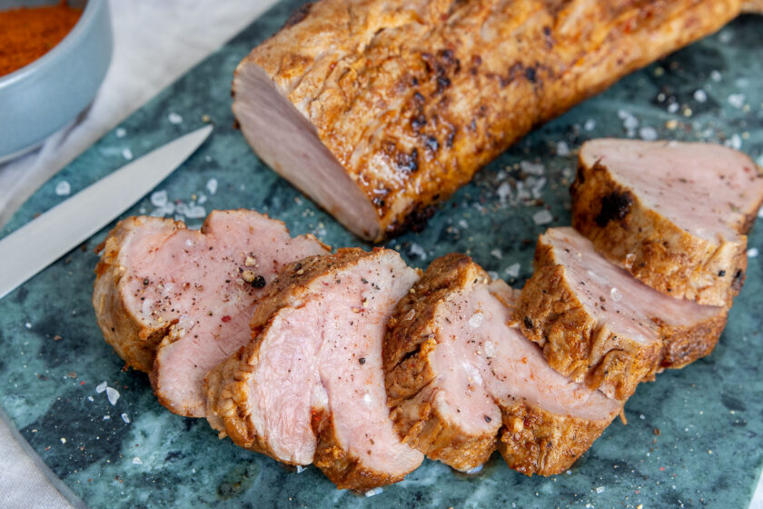 Schweinefilet am Stück aus dem Ofen