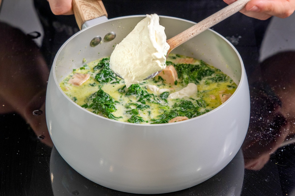 Spinatlasagne mit Lachs | Rezept - eat.de