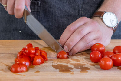 Tomaten schneiden