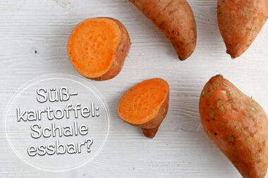 Süßkartoffeln mit Schale essen