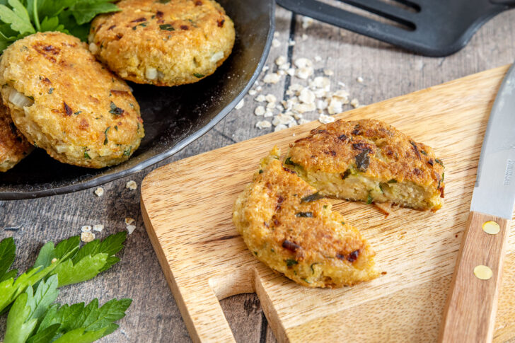 Vegane Haferflocken-Frikadellen