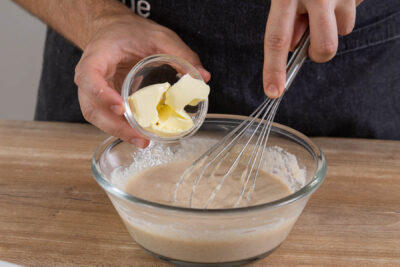 Margarine unterrühren