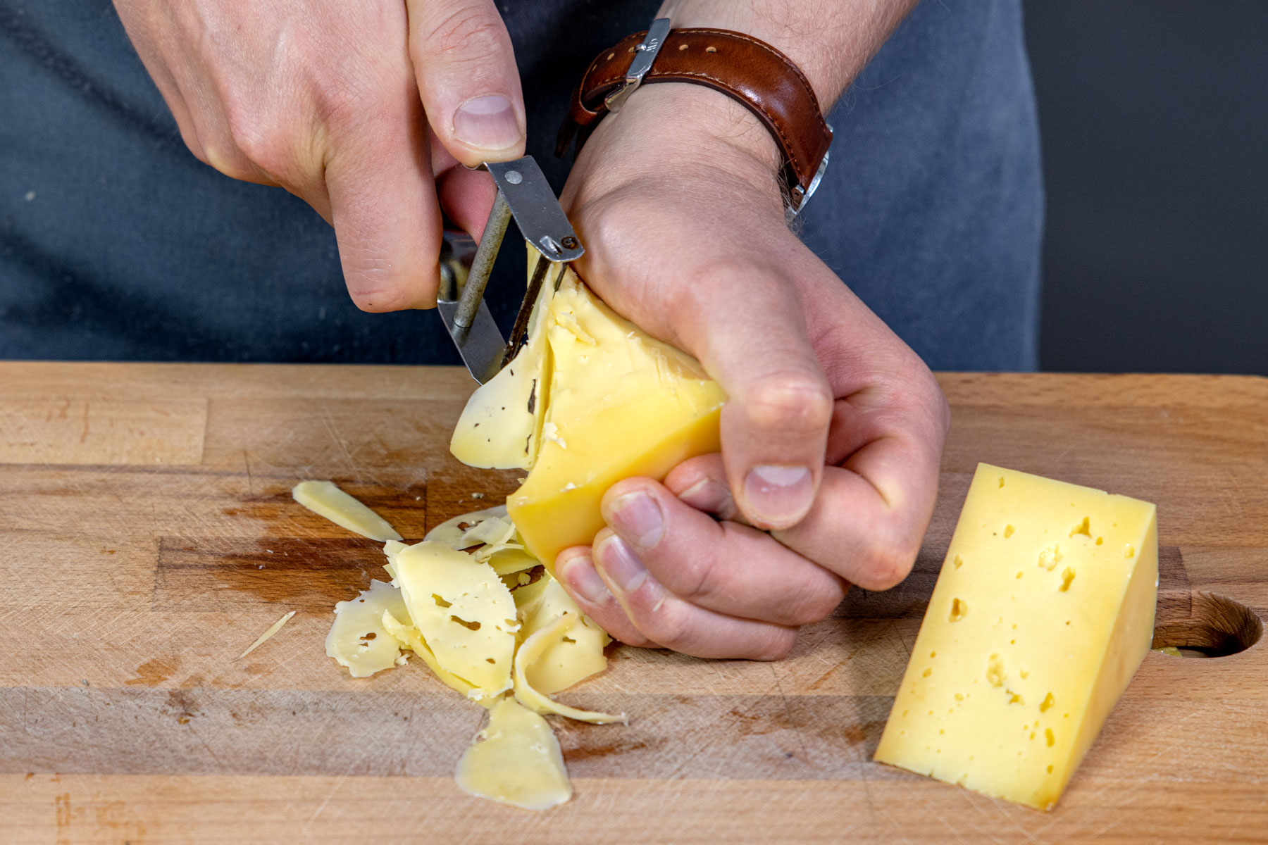 Käse hobeln