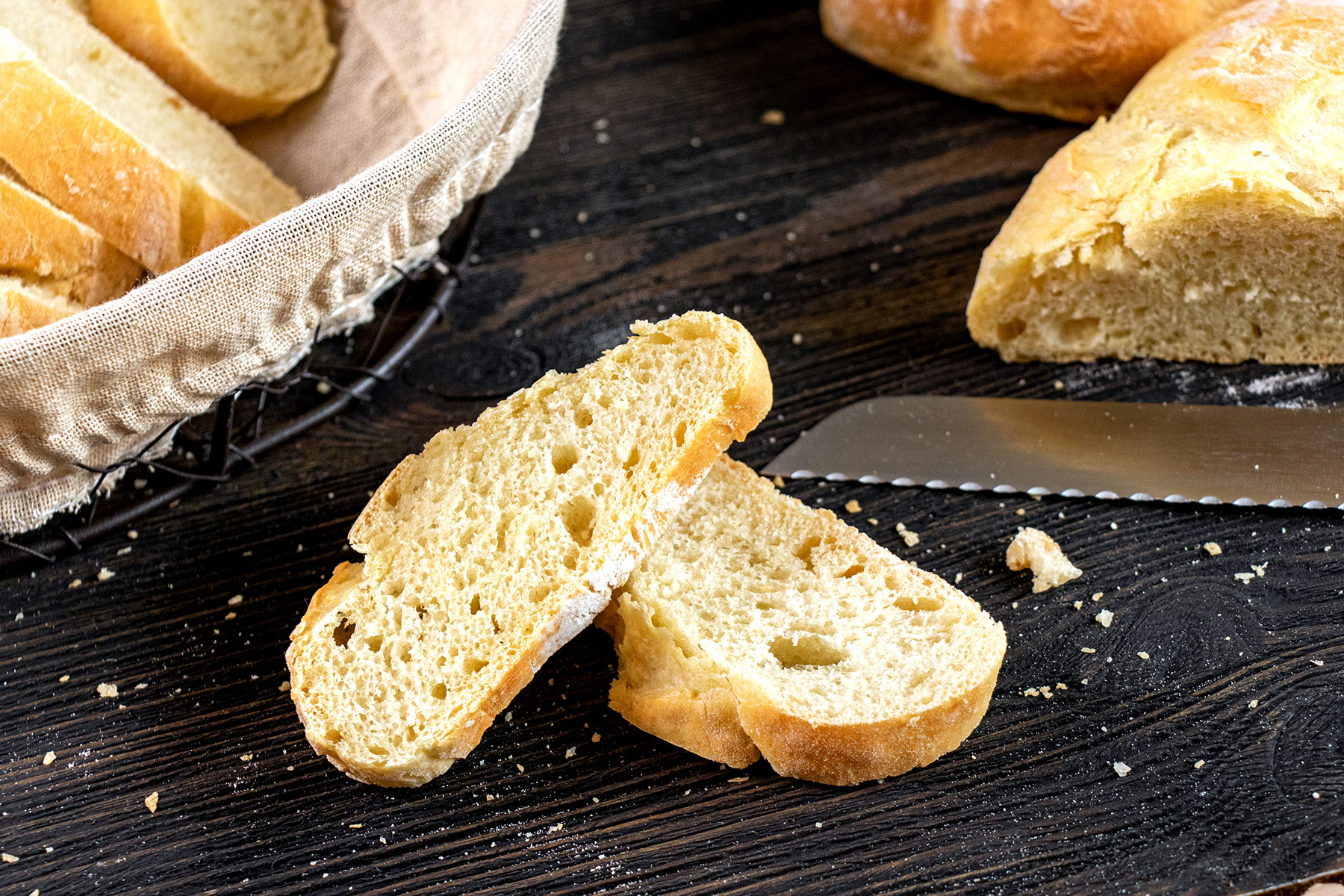 Baguette backen