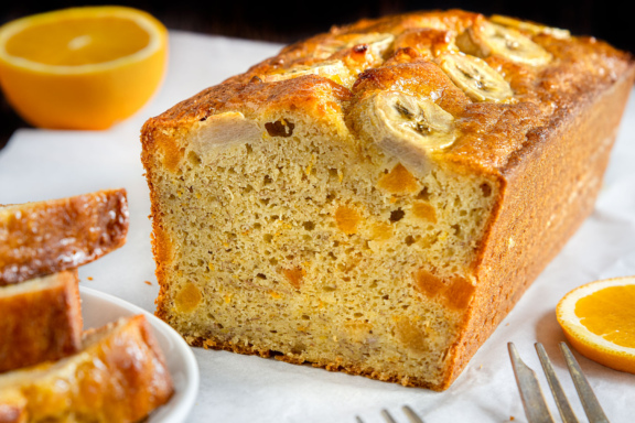 saftiges Bananenbrot ohne Zucker