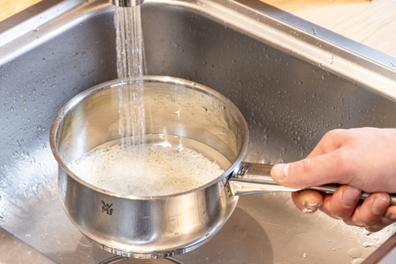 Basmatireis waschen