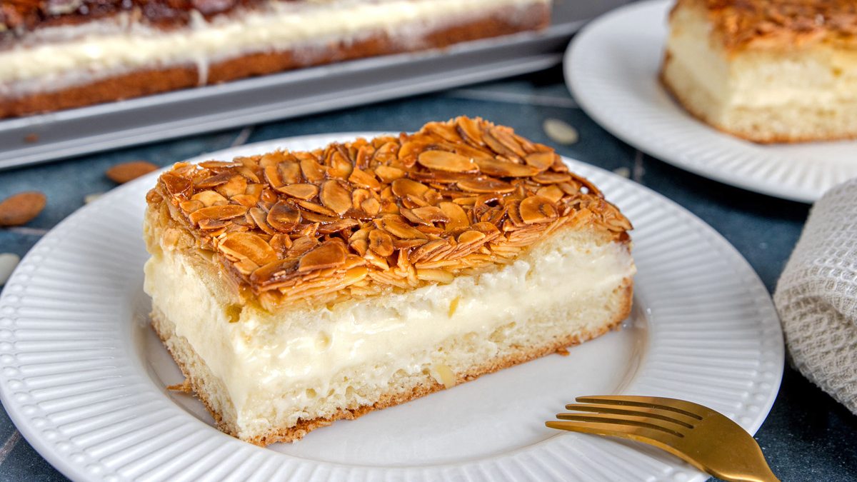 Bienenstich ohne Hefe nach Omas Rezept