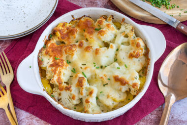 Blumenkohl-Kartoffel-Gratin