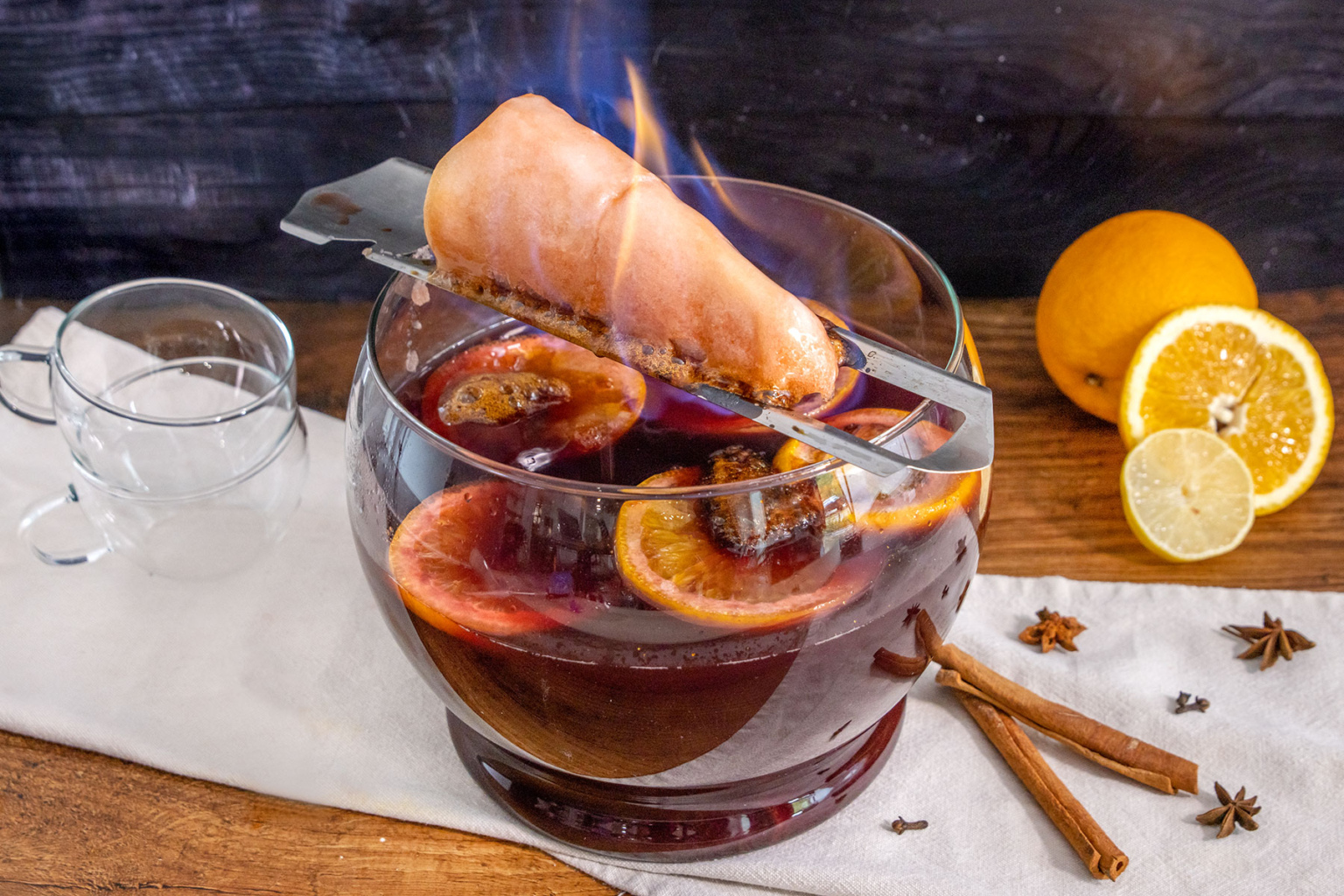 Elegantes Original Rezept Feuerzangenbowle Bild