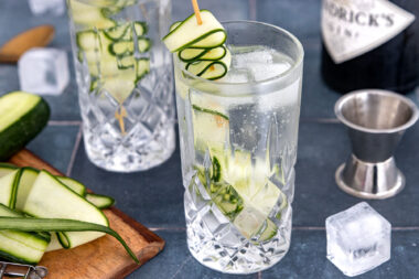 Gin Tonic mit Gurke