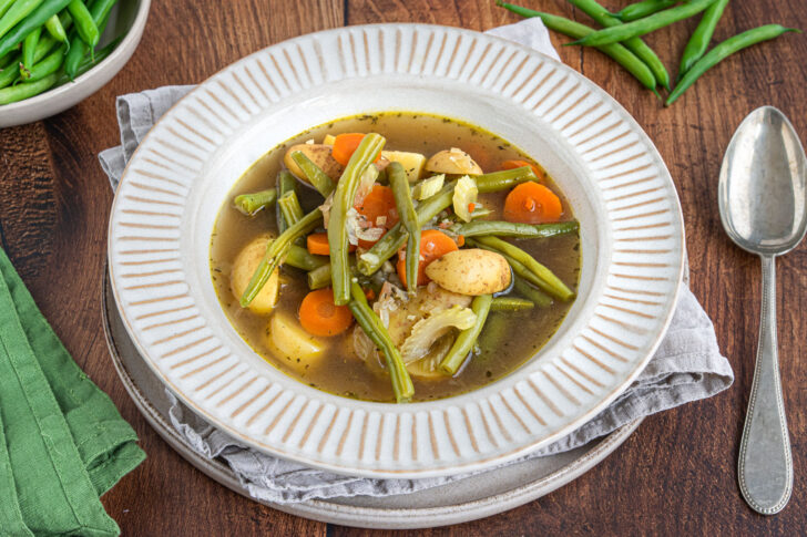 Grüne Bohnensuppe