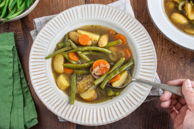 Grüne Bohnensuppe