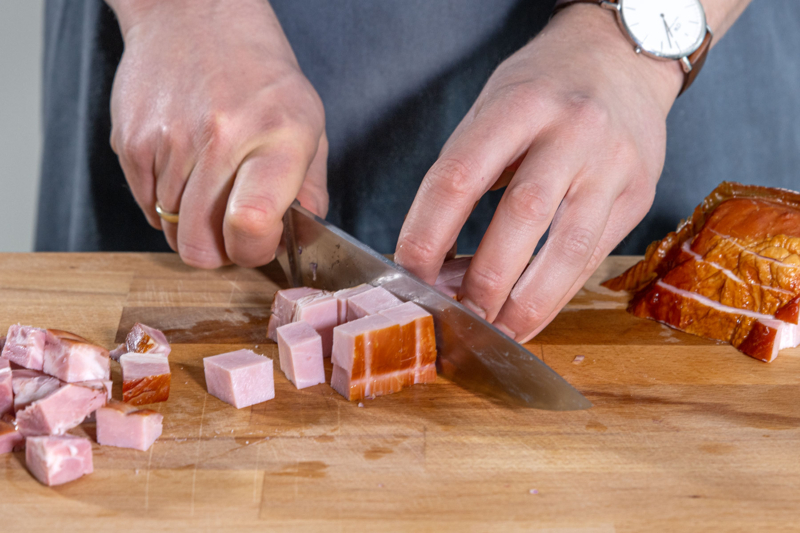 Grünkohlauflauf mit Kassler und Kartoffeln