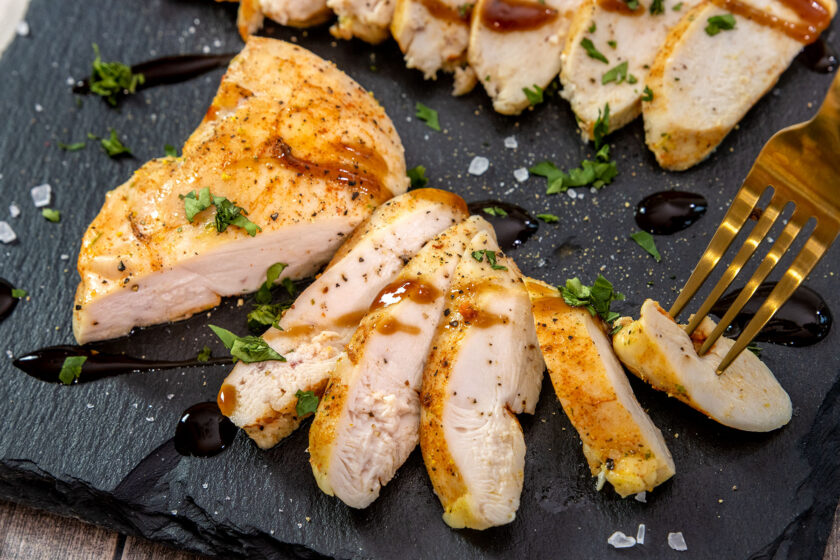 Hähnchenbrustfilets aus dem Backofen ohne Anbraten
