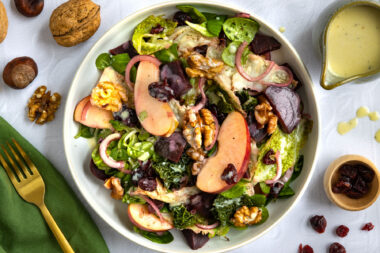 Herbstlicher Wirsingsalat mit Apfel