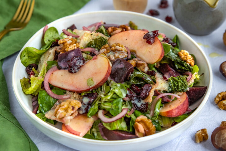 Herbstlicher Wirsingsalat mit Apfel