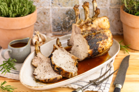 Kalbskarree aus dem Backofen