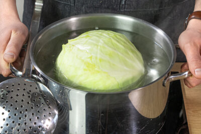 Weißkohl blanchieren