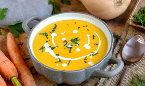 Kürbis-Karotten-Suppe