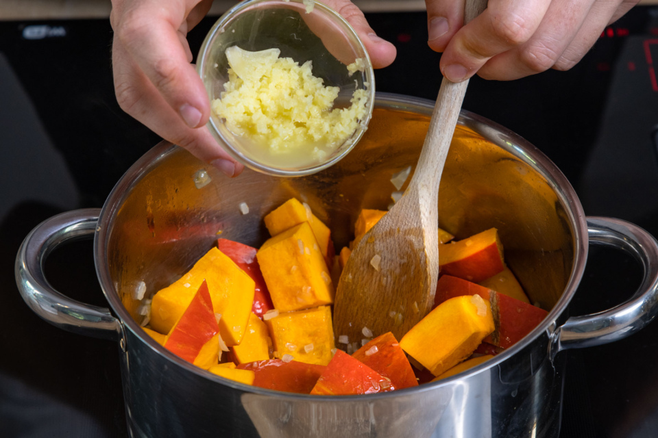 Kürbissuppe mit Ingwer | Rezept