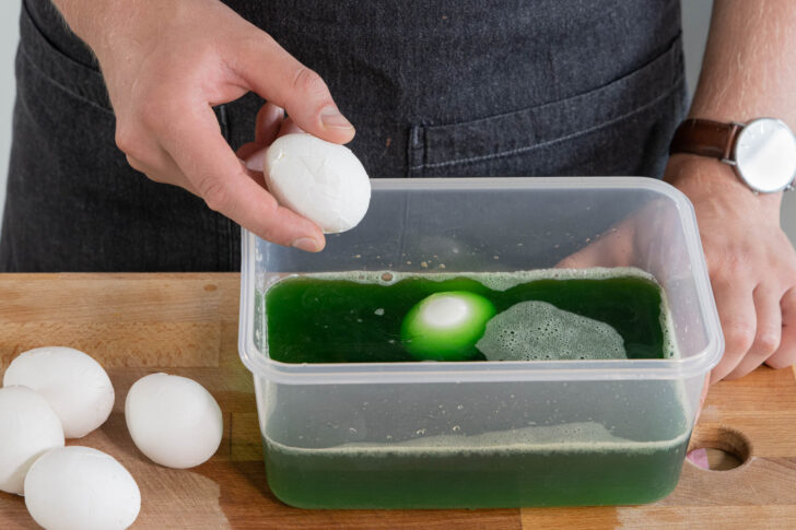 Eier einlegen