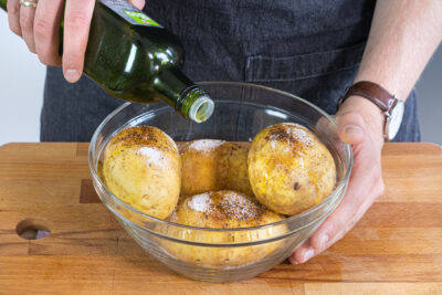 Kartoffeln marinieren