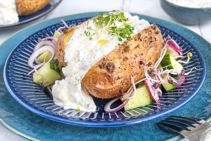 Ofenkartoffeln mit Quark