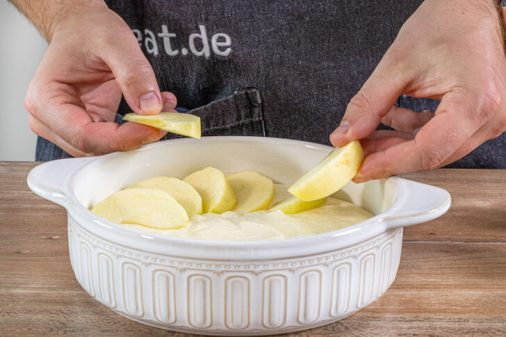 Äpfel schichten