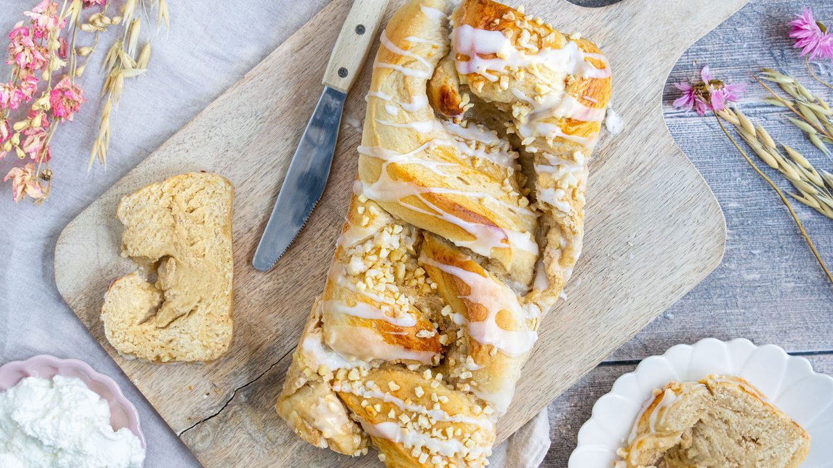 Quarkzopf wie vom Bäcker: Topfenstriezel | Rezept - eat.de