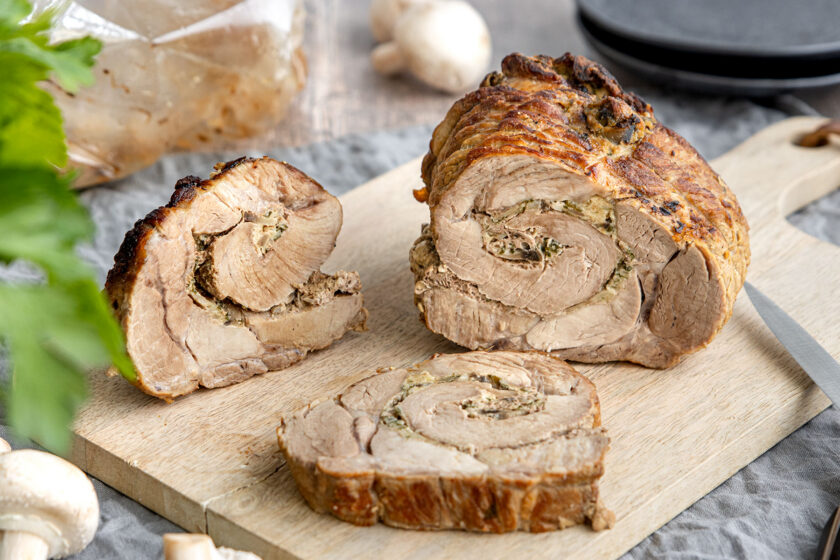 Rollbraten im Bratschlauch