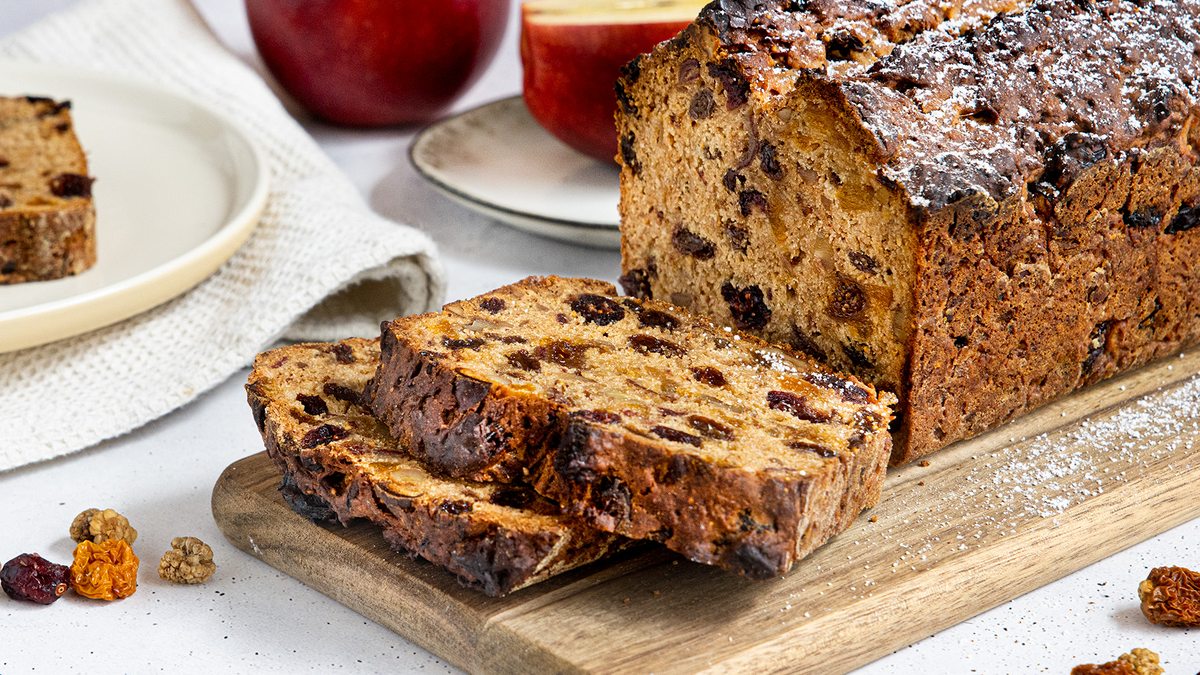 Saftiges Früchtebrot backen | Rezept