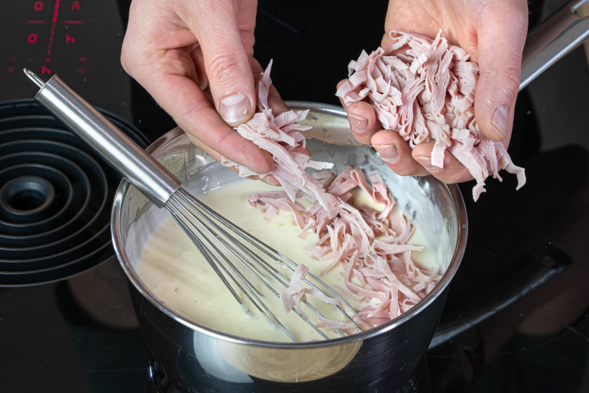 Cremige Schinken-Käse-Sahne-Soße | Rezept - eat.de
