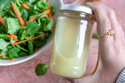 Schütteldressing für Feldsalat