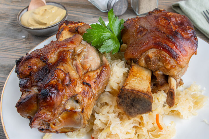 knusprige Schweinshaxe
