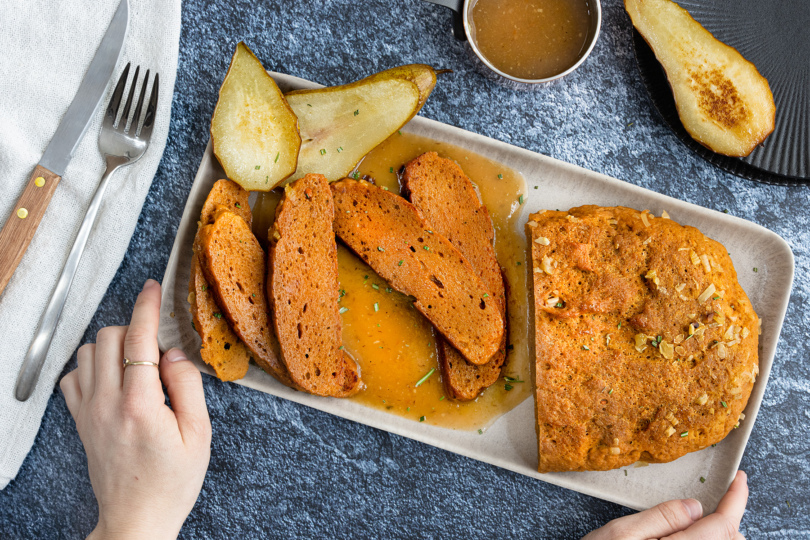 veganer Seitan-Braten