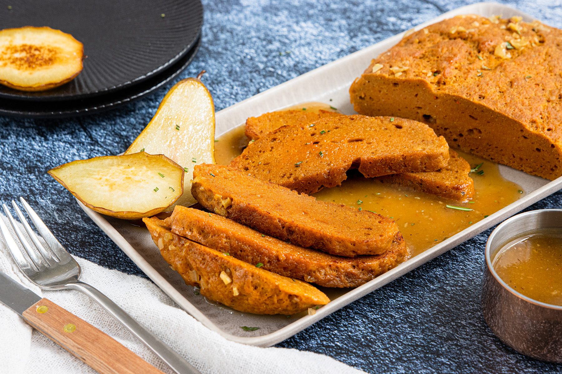 veganer Seitan-Braten