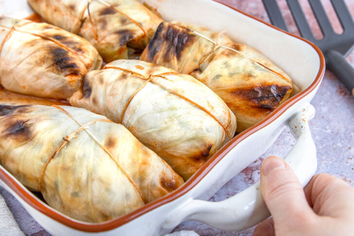 Vegetarische Kohlrouladen selber machen