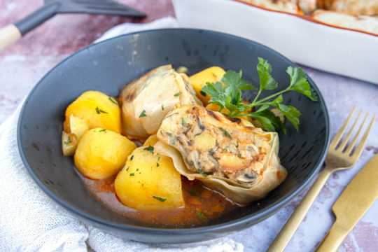 Vegetarische Kohlrouladen selber machen