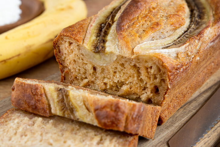 Bananenbrot mit Dinkelmehl